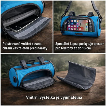 CykloMate™ - brašna na řídítka s dotykovým okénkem