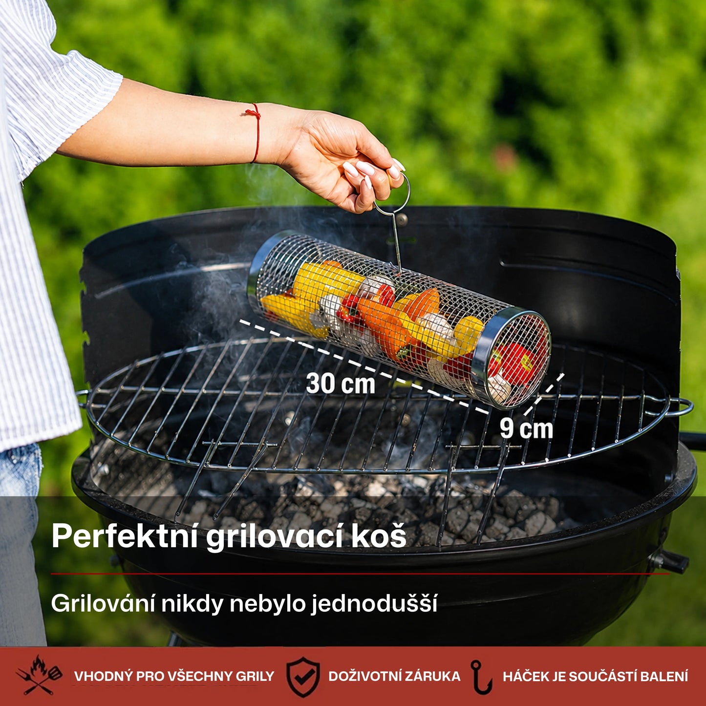 Grillo™ – Klasický grilovací koš