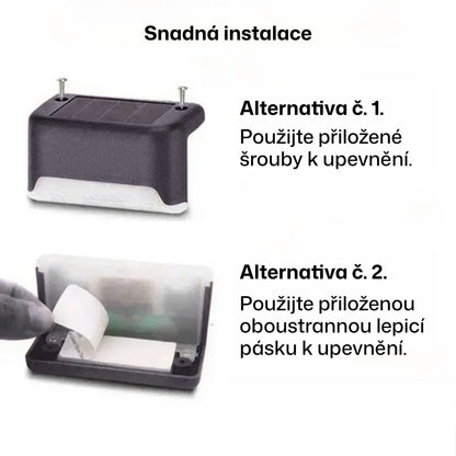 Solární venkovní lampa