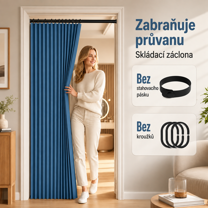 Magnetický skládací závěs bez vrtání