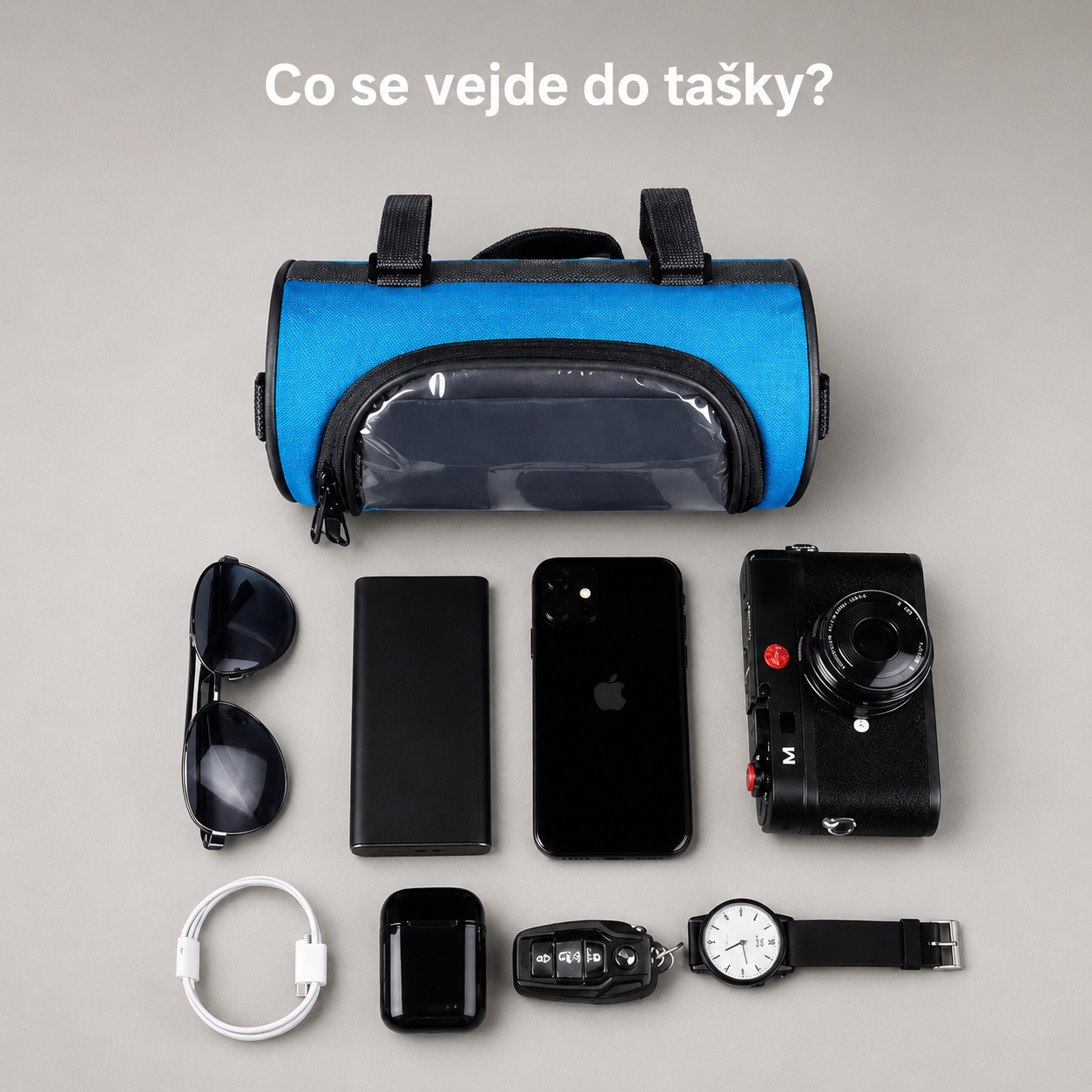 CykloMate™ - brašna na řídítka s dotykovým okénkem