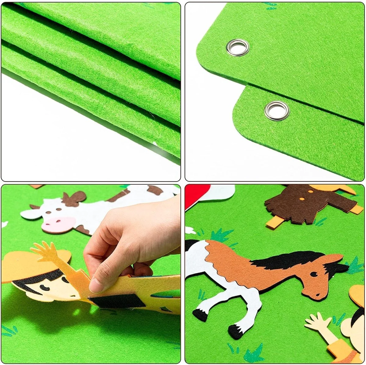 Montessori Plstěný Svět – Kreativní Tabule pro Děti