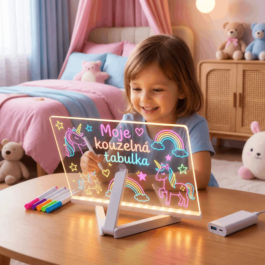 GlowDraw™ - Svítící LED kreslicí tabulka pro děti