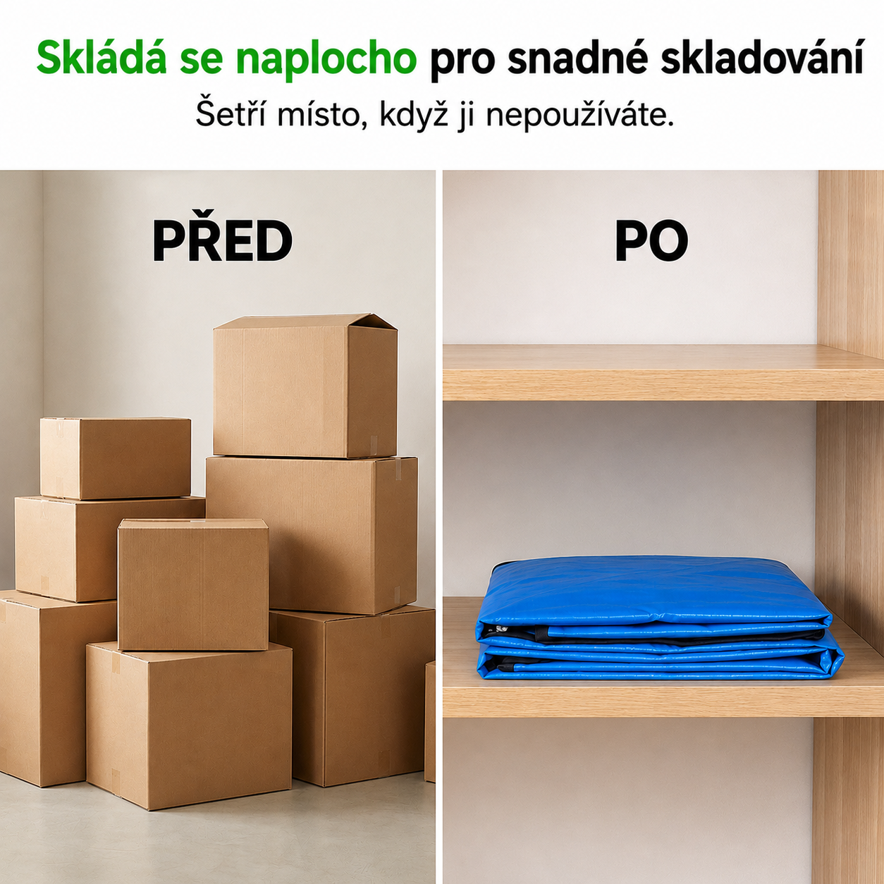 📦 Skládací taška na stěhování a skladování