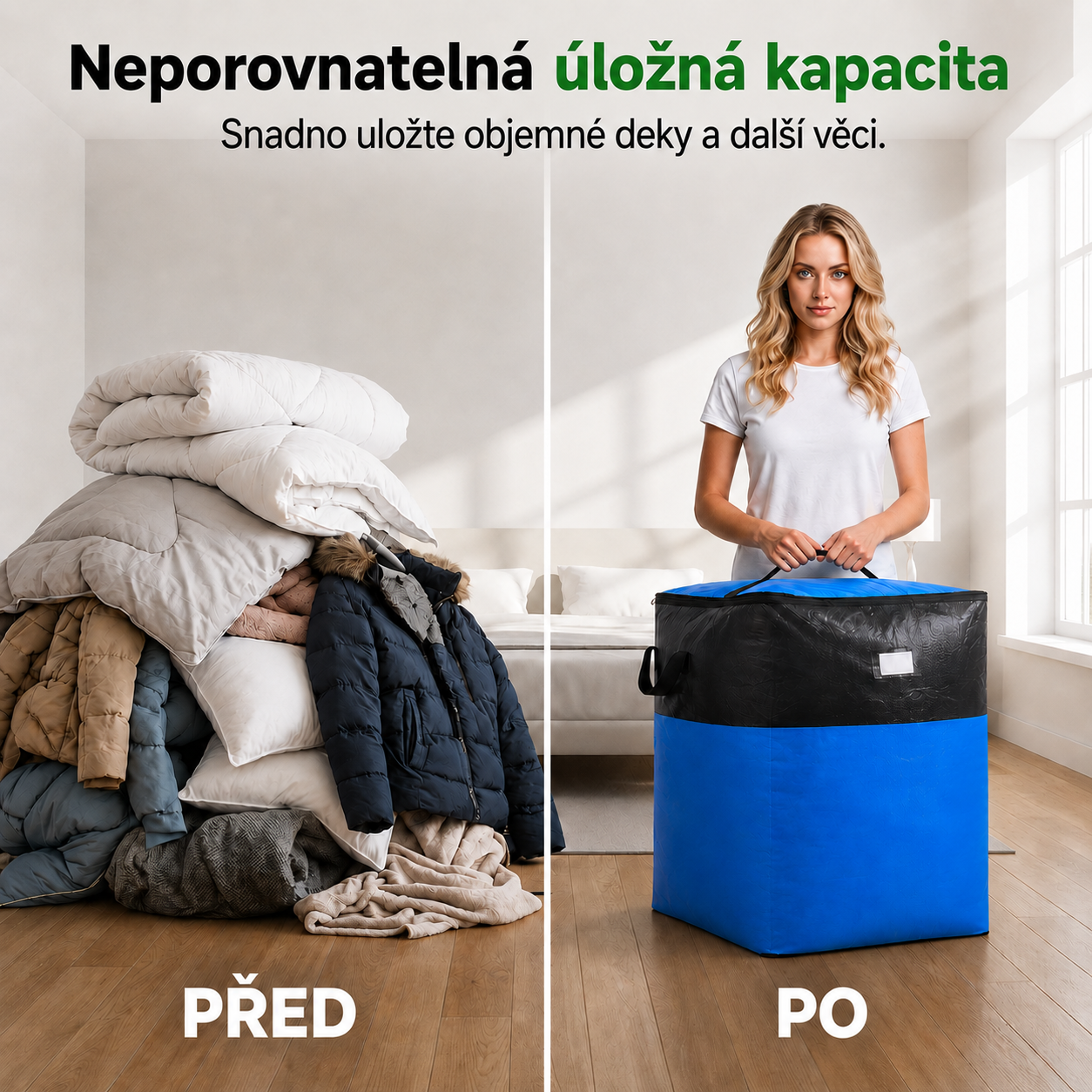 📦 Skládací taška na stěhování a skladování